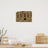 Das Denkmal der Pyramiden Poster (Küche)