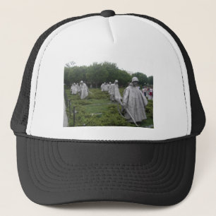 Das Denkmal des Koreakrieg-Veterans Truckerkappe