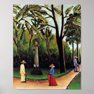 Das Denkmal für Chopin von Henri Rousseau Poster