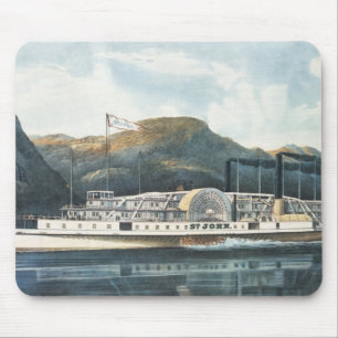 Das Der HudsonSteamboat ` St. John Mousepad