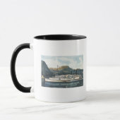 Das Der HudsonSteamboat ` St. John Tasse (Links)
