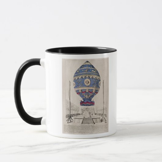 Das Der Montgolfier der Ballon-Experiment Brüder Tasse (Links)