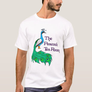 Das Der Pfau-Tee-Raum-das Logo-T-Shirt Männer T-Shirt