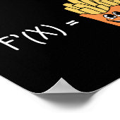 Das Derivat eines Kartoffelknopfes Poster (Ecke)