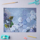 Das Design 9-Tissue Paper der Blauen Bienenreihe Seidenpapier (Basteln)