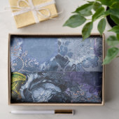 Das Design 9-Tissue Paper der Blauen Bienenreihe Seidenpapier (Geschenk)