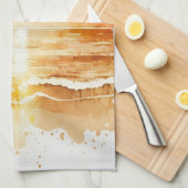 Das Design der Aquarell Beach Serie 1 Geschirrtuch (Viertel Falte)