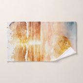 Das Design der Aquarell Beach Serie 1 Handtuch (Handtuch)