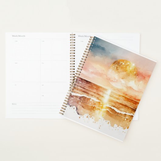 Das Design der Aquarell Beach Serie 1 Planer (Anzeige)