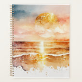 Das Design der Aquarell Beach Serie 1 Planer (Vorderseite)