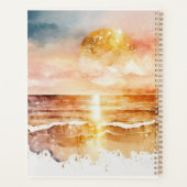 Das Design der Aquarell Beach Serie 1 Planer (Rückseite)
