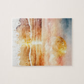 Das Design der Aquarell Beach Serie 1 Puzzle (Horizontal)