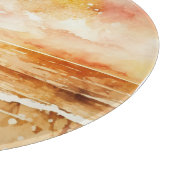 Das Design der Aquarell Beach Serie 1 Schneidebrett (Ecke)