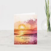 Das Design der Aquarell Beach Serie 3 (Vorderseite)