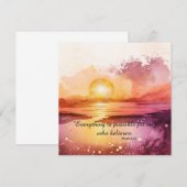 Das Design der Aquarell Beach Serie 3 (Vorne/Hinten)