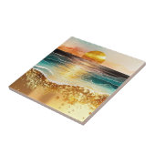 Das Design der Aquarell Beach Serie 3 Fliese (Seite)