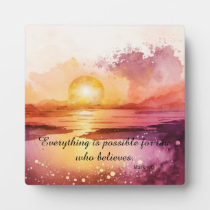 Das Design der Aquarell Beach Serie 3 Fotoplatte