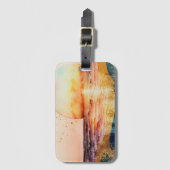 Das Design der Aquarell Beach Serie 3 Gepäckanhänger (Vorderseite Vertikal)