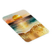 Das Design der Aquarell Beach Serie 3 Magnet (Rechte Seite)