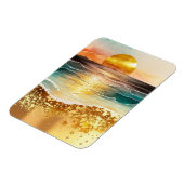 Das Design der Aquarell Beach Serie 3 Magnet (Linke Seite)