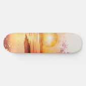 Das Design der Aquarell Beach Serie 3 Skateboard (Horizontal)
