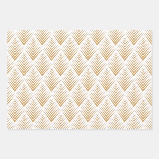 Das Design der Blume des Lüfters im Art-Deco-Stil Geschenkpapier Set (Vorderseite 2)