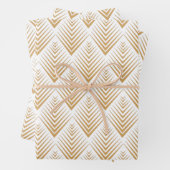 Das Design der Blume des Lüfters im Art-Deco-Stil Geschenkpapier Set (Beispiel)