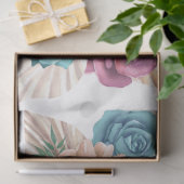 Das Design der Boho Bouquet-Serie 16 Seidenpapier (Geschenk)