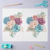 Das Design der Boho Bouquet-Serie 16 Seidenpapier (Basteln)