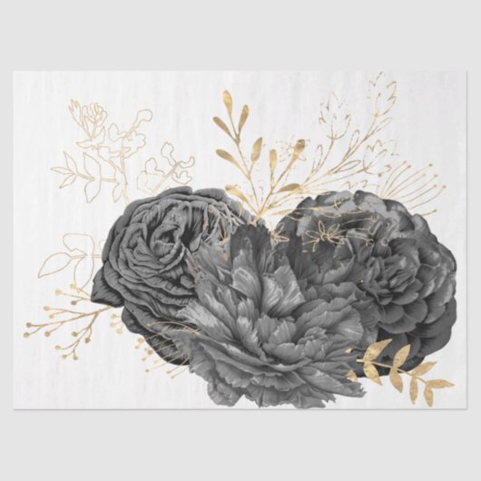 Das Design der Bouquet-Serie 10 Seidenpapier (Vorderseite)