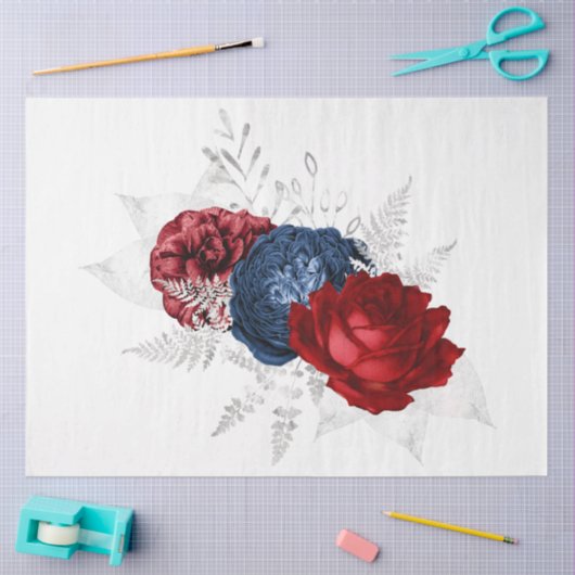 Das Design der Bouquet-Serie 145 Seidenpapier (Basteln)