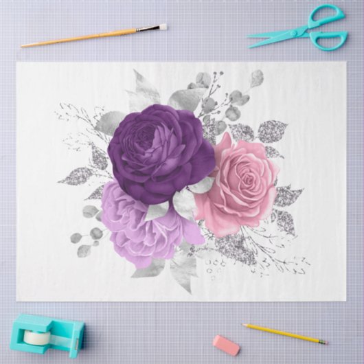 Das Design der Bouquet-Serie 153 Seidenpapier (Basteln)