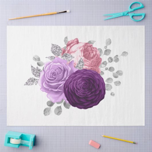 Das Design der Bouquet-Serie 156 Seidenpapier (Basteln)
