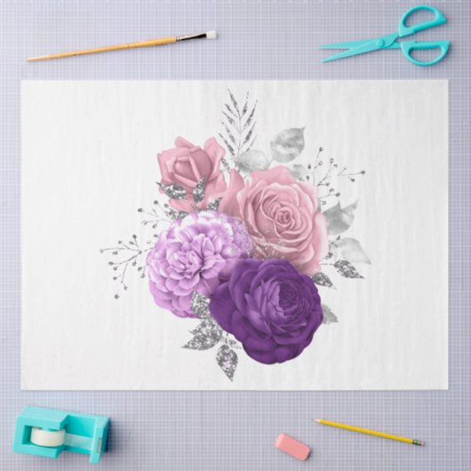 Das Design der Bouquet-Serie 157 Seidenpapier (Basteln)