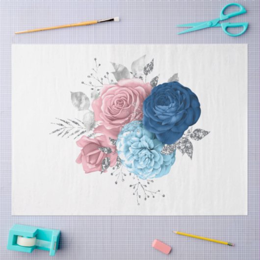 Das Design der Bouquet-Serie 158 Seidenpapier (Basteln)