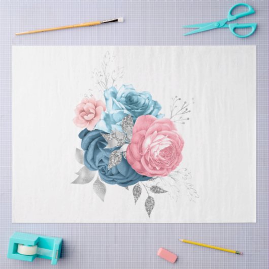 Das Design der Bouquet-Serie 162 Seidenpapier (Basteln)
