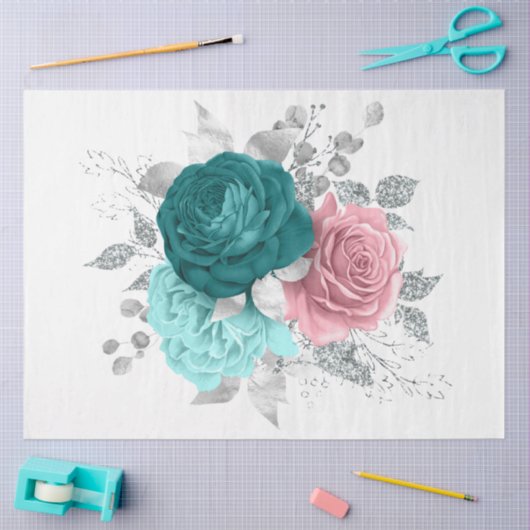 Das Design der Bouquet-Serie 165 Seidenpapier (Basteln)