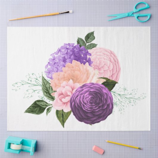 Das Design der Bouquet-Serie 172 Seidenpapier (Basteln)