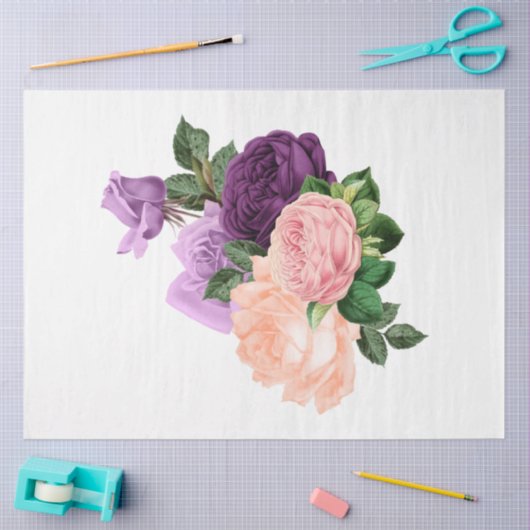 Das Design der Bouquet-Serie 173 Seidenpapier (Basteln)