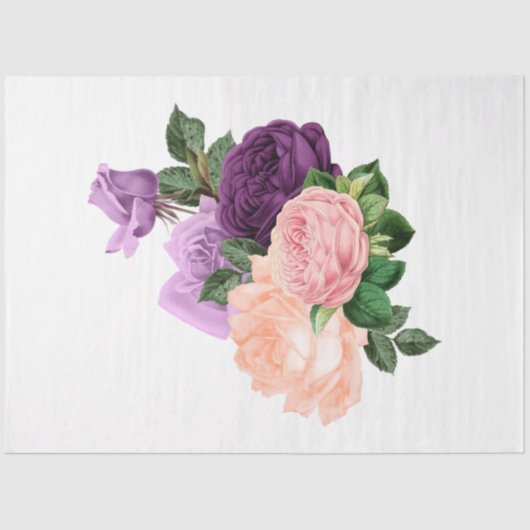 Das Design der Bouquet-Serie 173 Seidenpapier (Vorderseite)