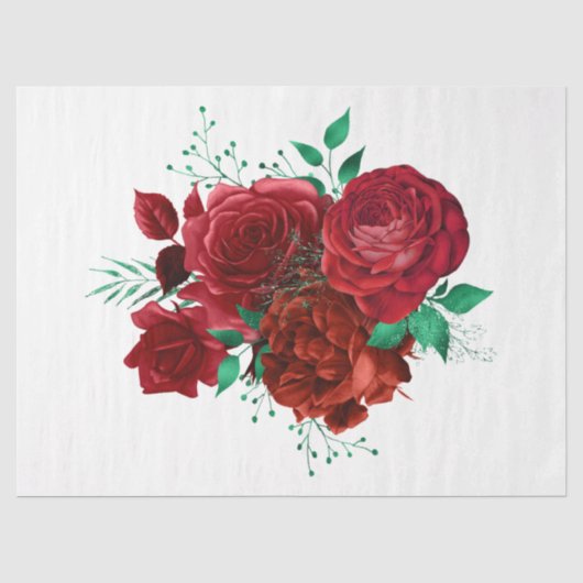 Das Design der Bouquet-Serie 37 Seidenpapier (Vorderseite)