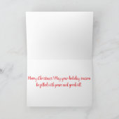 Das Design der drei klugen Männer Dankeskarte (Innenseite)