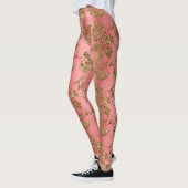 Das Design der Gold Velvet Serie 7 Leggings (Links)