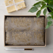 Das Design der Gold Velvet Serie 8 Seidenpapier (Geschenk)