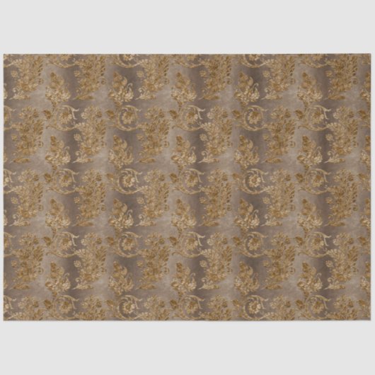 Das Design der Gold Velvet Serie 8 Seidenpapier (Vorderseite)