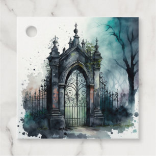 Das Design der gotischen Friedhof Gate Serie 11 Geschenkanhänger