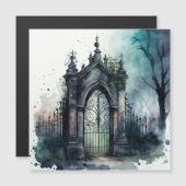 Das Design der gotischen Friedhof Gate Serie 11 Magnetkarte (Vorne/Hinten)
