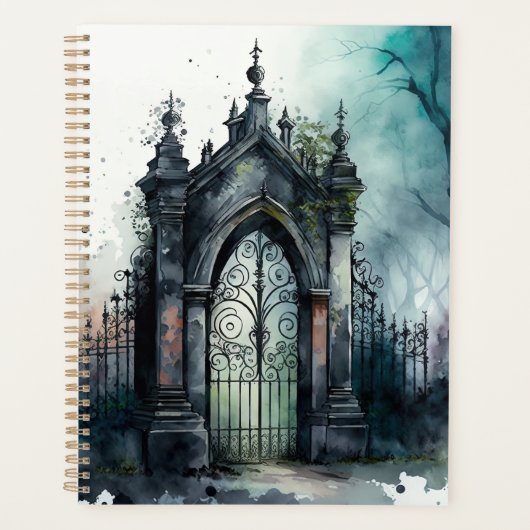 Das Design der gotischen Friedhof Gate Serie 11 Planer (Vorderseite)