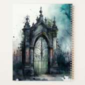 Das Design der gotischen Friedhof Gate Serie 11 Planer (Rückseite)