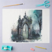 Das Design der gotischen Friedhof Gate Serie 11 Seidenpapier (Basteln)